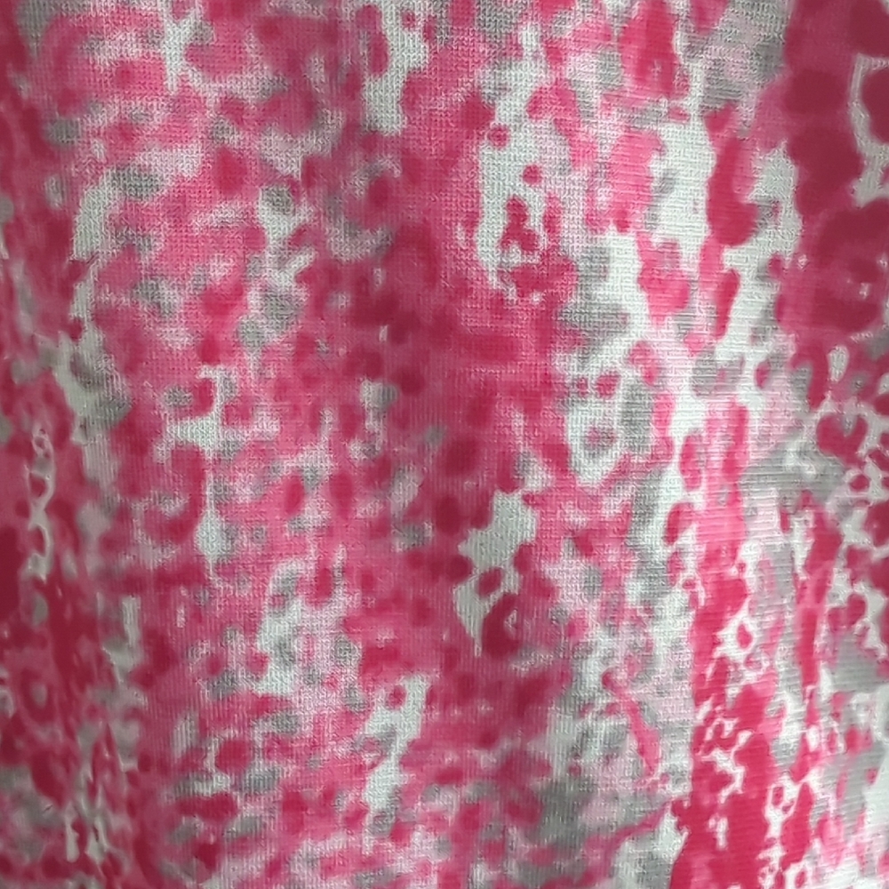 Anne Klein Pink & White Draped Cowl-Neck Camisole - Picture 5 of 6
